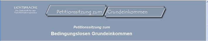 Petitionssitzug Grundeinkommen