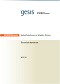 gesis Leibnitz Institut für Sozialwissenschaft