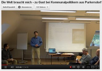 Youtube Die Welt braucht mich